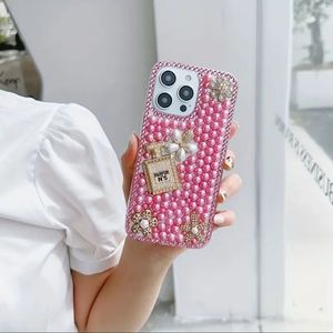 Luxury Phone Case For iPhone 14 Pro Max - PINK-SALE